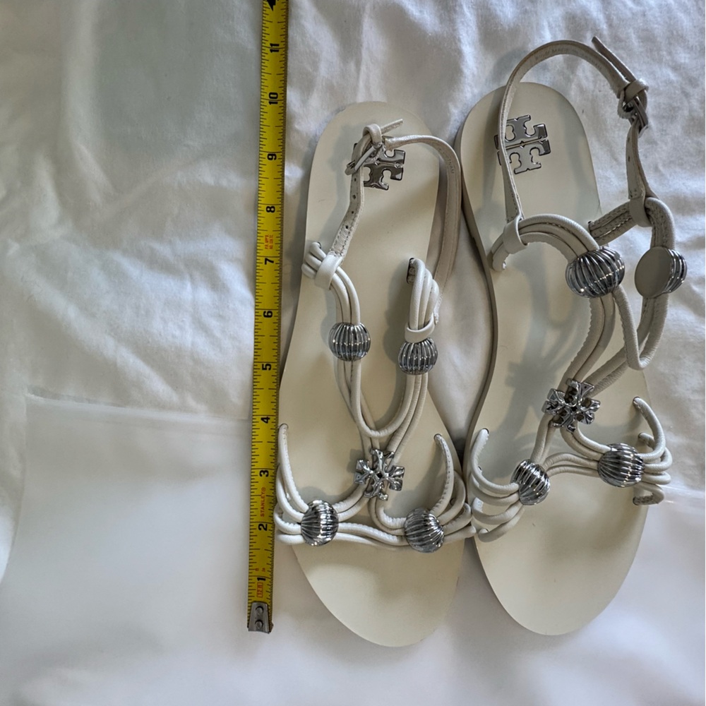 Tory Burch Capri Multi Strap Sandal Sz 8.5 - Picture 4 of 15